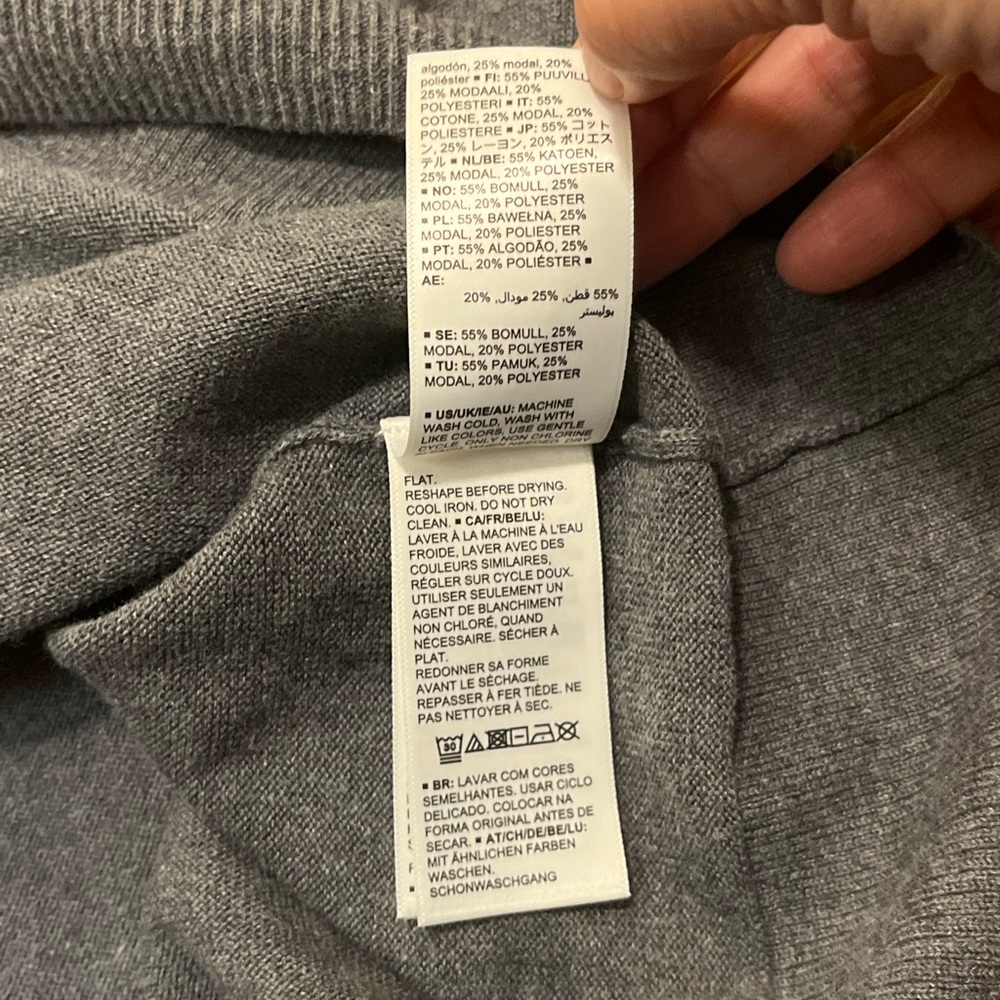 Amazon Essentials Gray Button-Up Cardigan | Capsu… - image 13